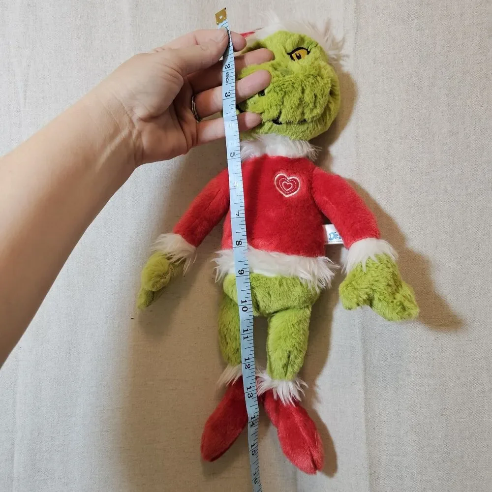 Aurora World Dr. Seuss The Grinch Plush 15900 16 inch Santa Christmas